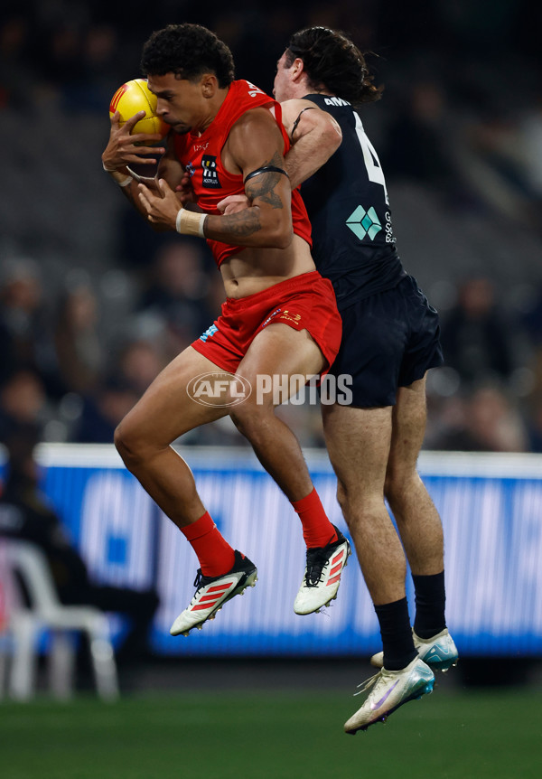 AFL 2025 Round 22 - Carlton v Gold Coast - A-61233290