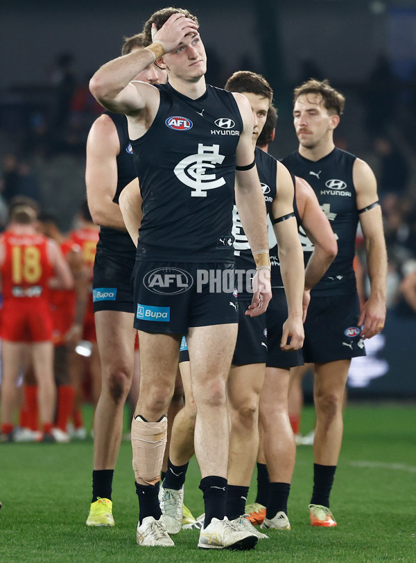 AFL 2025 Round 22 - Carlton v Gold Coast - A-61233292