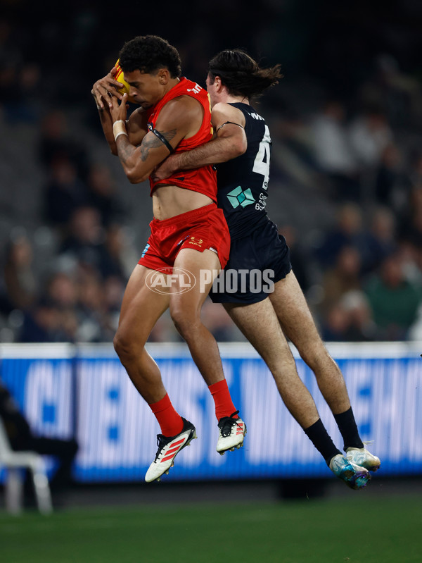 AFL 2025 Round 22 - Carlton v Gold Coast - A-61233295
