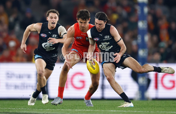 AFL 2025 Round 22 - Carlton v Gold Coast - A-61233320