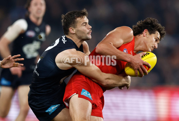 AFL 2025 Round 22 - Carlton v Gold Coast - A-61233321