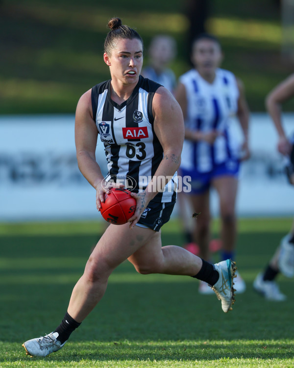 VFLW 2025 Qualifying Final - North Melbourne Werribee v Collingwood - A-61236062