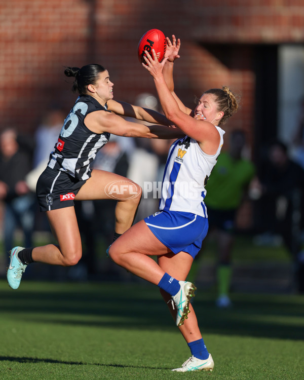 VFLW 2025 Qualifying Final - North Melbourne Werribee v Collingwood - A-61238388