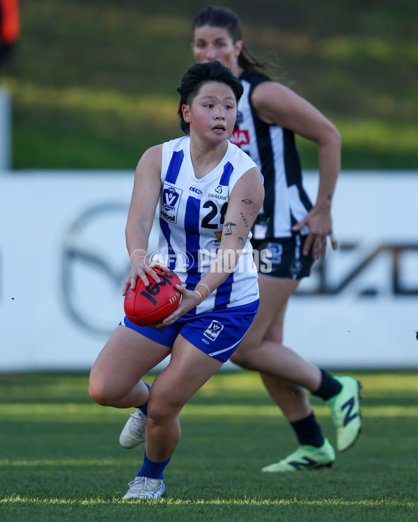 VFLW 2025 Qualifying Final - North Melbourne Werribee v Collingwood - A-61238391