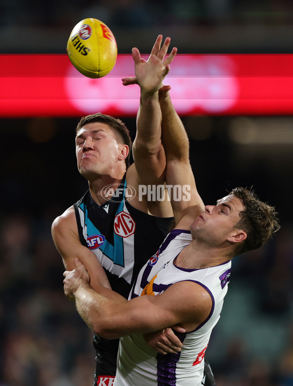 AFL 2025 Round 22 - Port Adelaide v Fremantle - A-61242820
