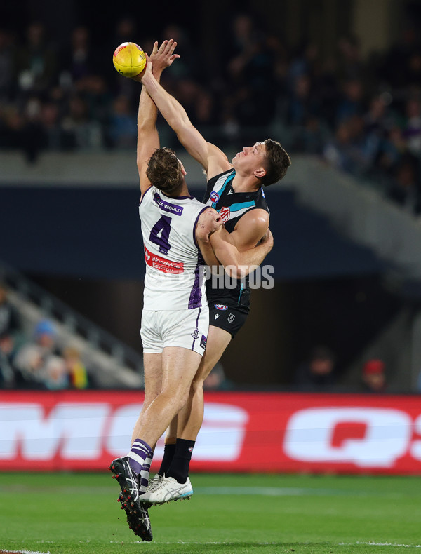 AFL 2025 Round 22 - Port Adelaide v Fremantle - A-61244403