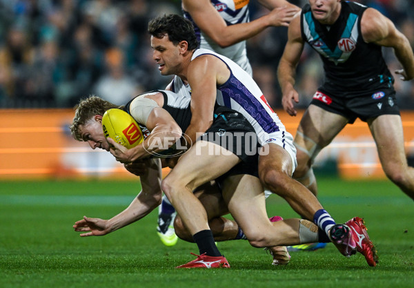 AFL 2025 Round 22 - Port Adelaide v Fremantle - A-61244418