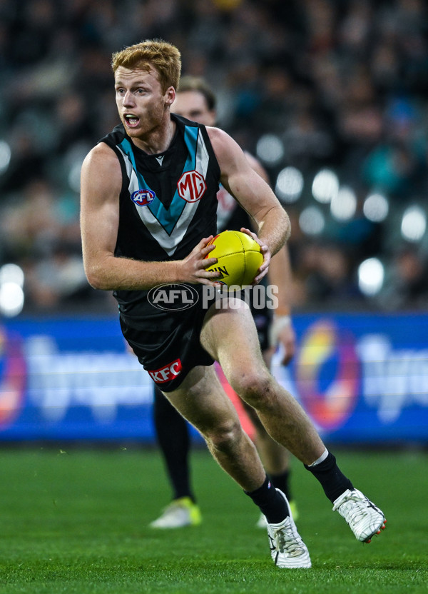 AFL 2025 Round 22 - Port Adelaide v Fremantle - A-61244420