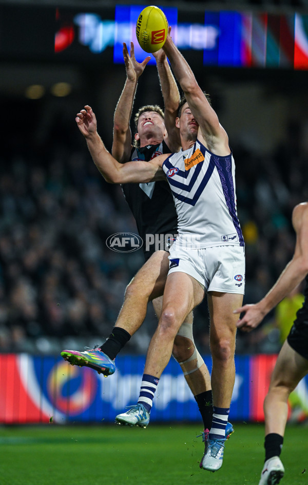 AFL 2025 Round 22 - Port Adelaide v Fremantle - A-61244465