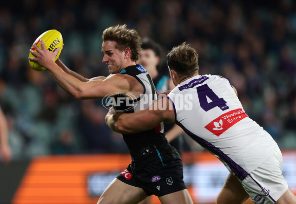 AFL 2025 Round 22 - Port Adelaide v Fremantle - A-61245592