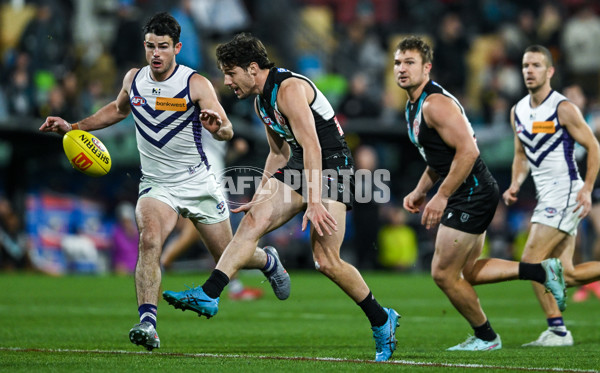 AFL 2025 Round 22 - Port Adelaide v Fremantle - A-61245675