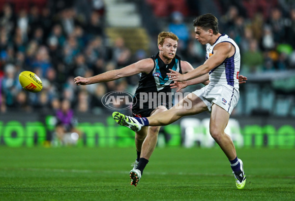 AFL 2025 Round 22 - Port Adelaide v Fremantle - A-61247309