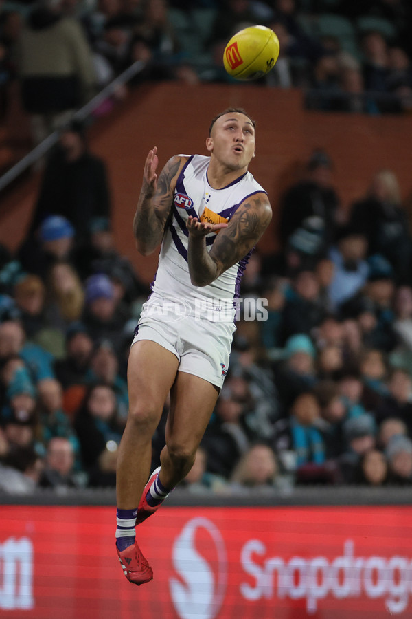AFL 2025 Round 22 - Port Adelaide v Fremantle - A-61247342