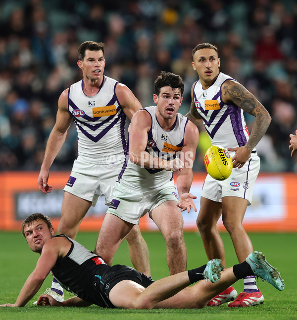 AFL 2025 Round 22 - Port Adelaide v Fremantle - A-61247357
