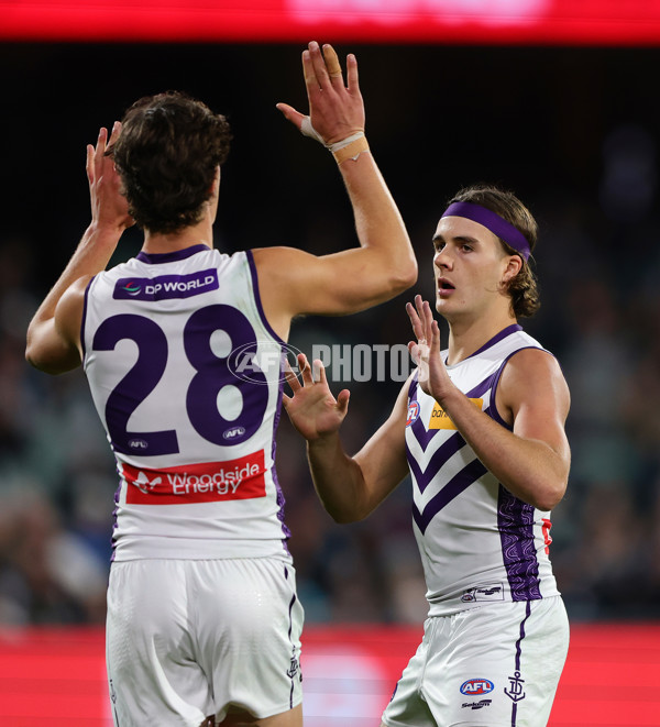 AFL 2025 Round 22 - Port Adelaide v Fremantle - A-61247368