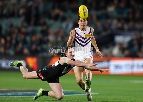 AFL 2025 Round 22 - Port Adelaide v Fremantle - A-61247372