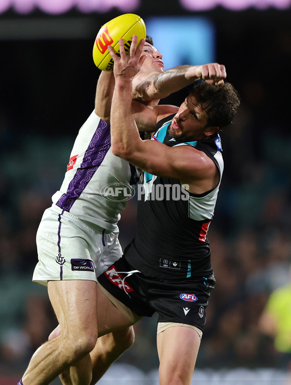 AFL 2025 Round 22 - Port Adelaide v Fremantle - A-61247404