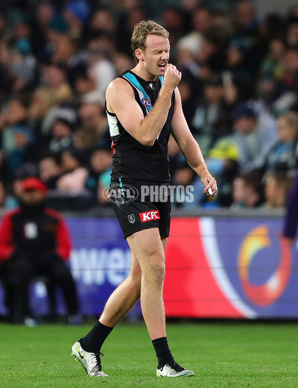 AFL 2025 Round 22 - Port Adelaide v Fremantle - A-61248272