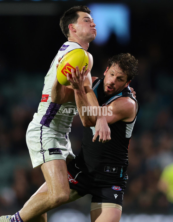 AFL 2025 Round 22 - Port Adelaide v Fremantle - A-61248289