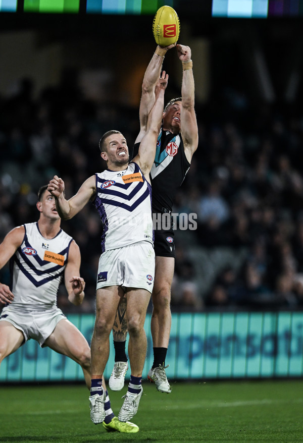 AFL 2025 Round 22 - Port Adelaide v Fremantle - A-61248309