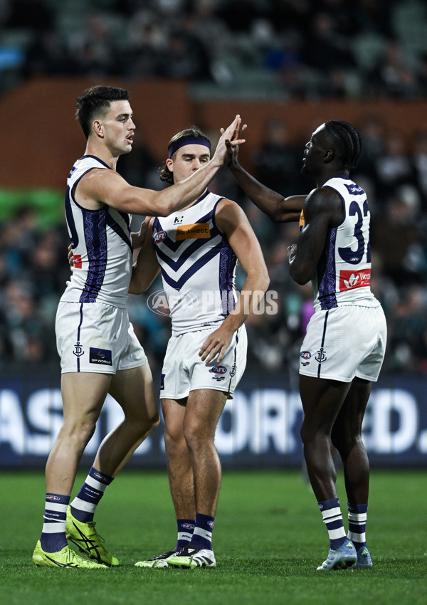 AFL 2025 Round 22 - Port Adelaide v Fremantle - A-61250046