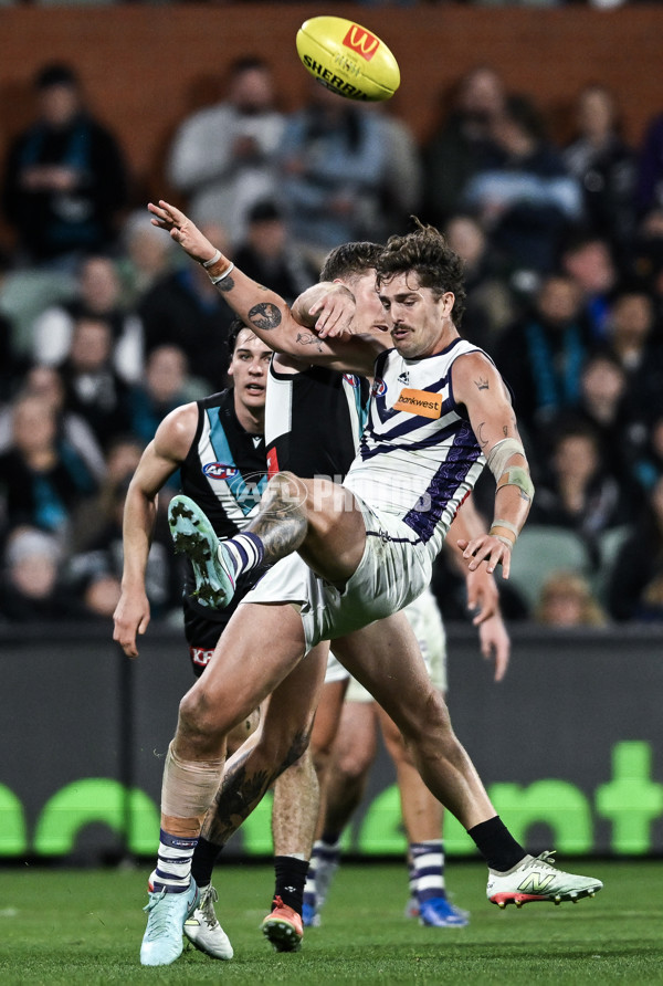 AFL 2025 Round 22 - Port Adelaide v Fremantle - A-61250076
