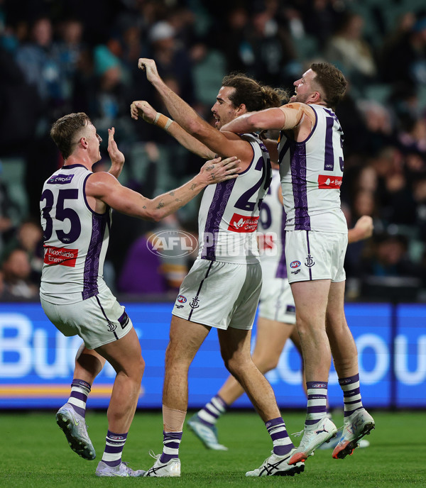 AFL 2025 Round 22 - Port Adelaide v Fremantle - A-61250096