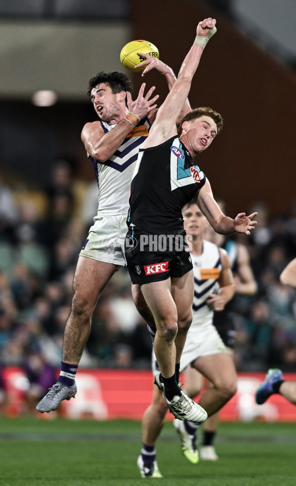 AFL 2025 Round 22 - Port Adelaide v Fremantle - A-61250749