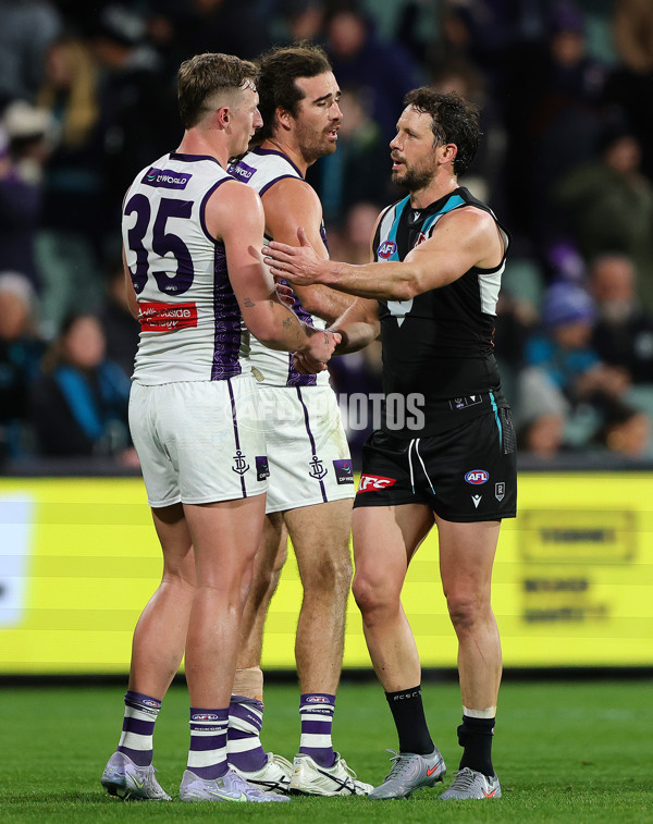 AFL 2025 Round 22 - Port Adelaide v Fremantle - A-61250777