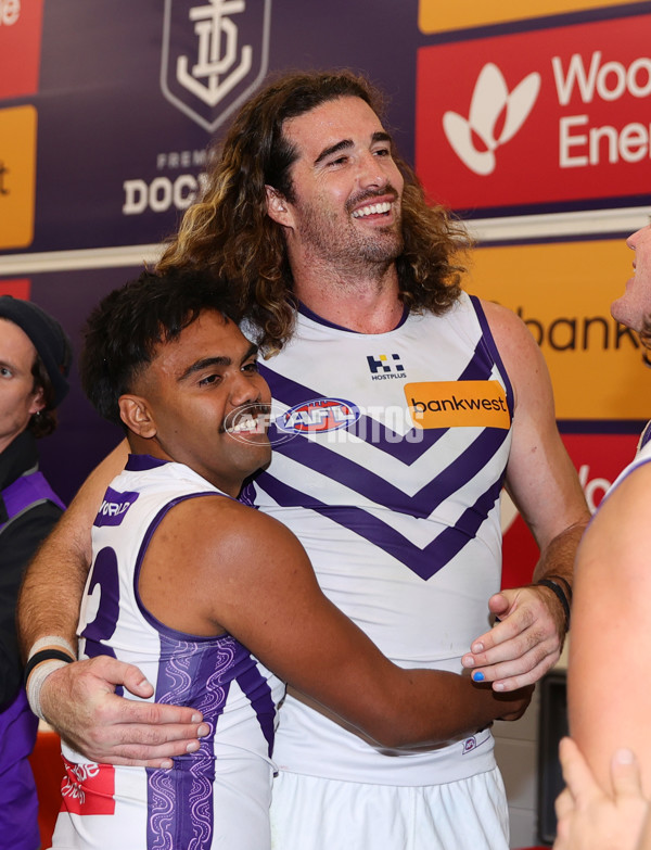 AFL 2025 Round 22 - Port Adelaide v Fremantle - A-61250793