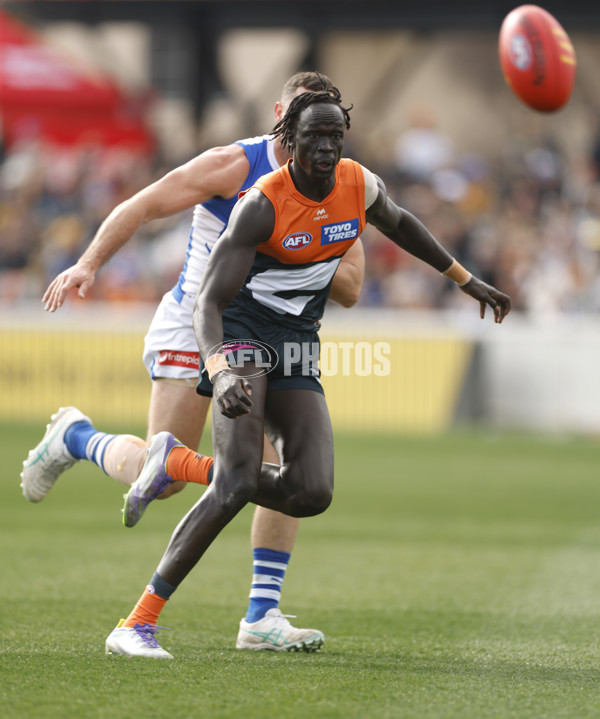 AFL 2025 Round 22 - GWS v North Melbourne - A-61252643