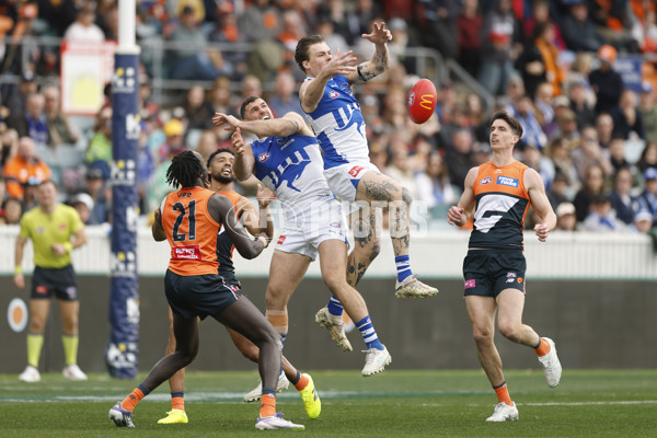 AFL 2025 Round 22 - GWS v North Melbourne - A-61255640