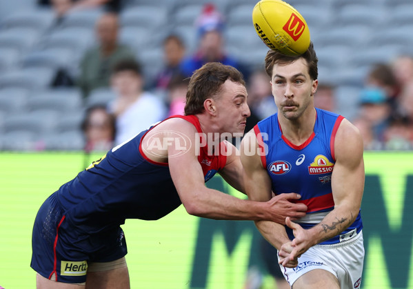 AFL 2025 Round 22 - Melbourne v Western Bulldogs - A-61259386
