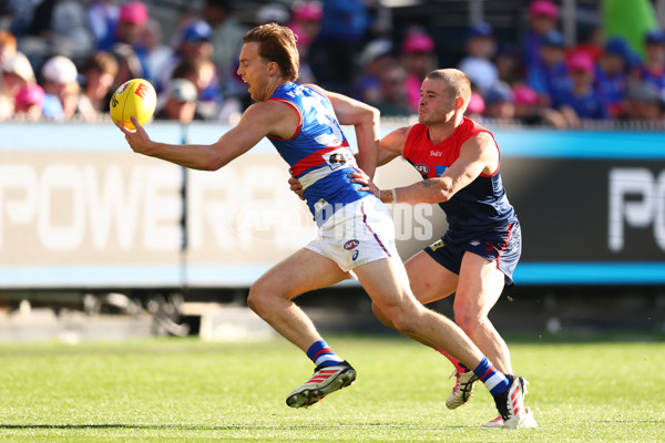 AFL 2025 Round 22 - Melbourne v Western Bulldogs - A-61261988