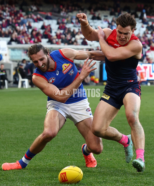 AFL 2025 Round 22 - Melbourne v Western Bulldogs - A-61264316