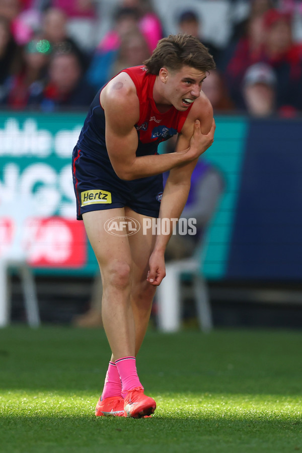 AFL 2025 Round 22 - Melbourne v Western Bulldogs - A-61265014