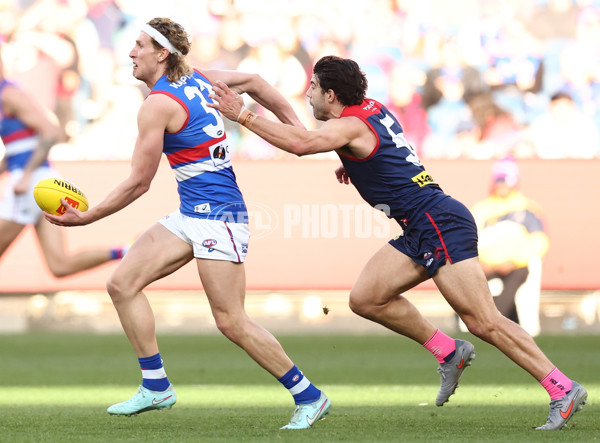 AFL 2025 Round 22 - Melbourne v Western Bulldogs - A-61265021