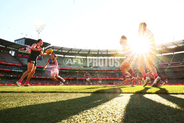 AFL 2025 Round 22 - Melbourne v Western Bulldogs - A-61267516