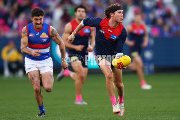 AFL 2025 Round 22 - Melbourne v Western Bulldogs - A-61269977