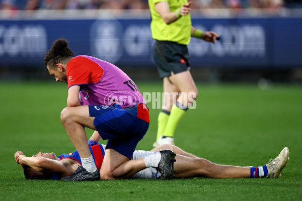 AFL 2025 Round 22 - Melbourne v Western Bulldogs - A-61272589