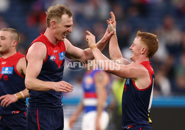 AFL 2025 Round 22 - Melbourne v Western Bulldogs - A-61272592