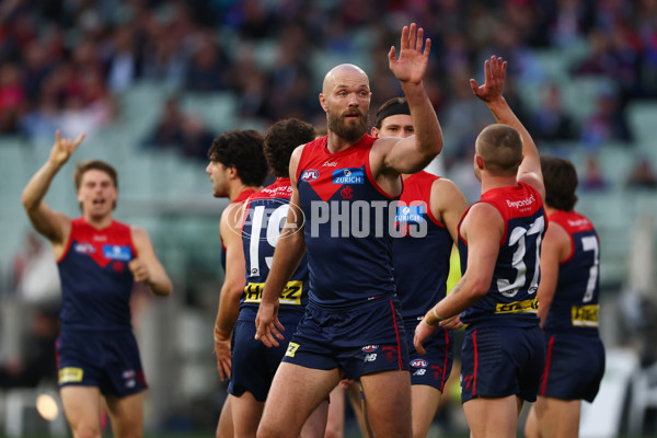AFL 2025 Round 22 - Melbourne v Western Bulldogs - A-61273415