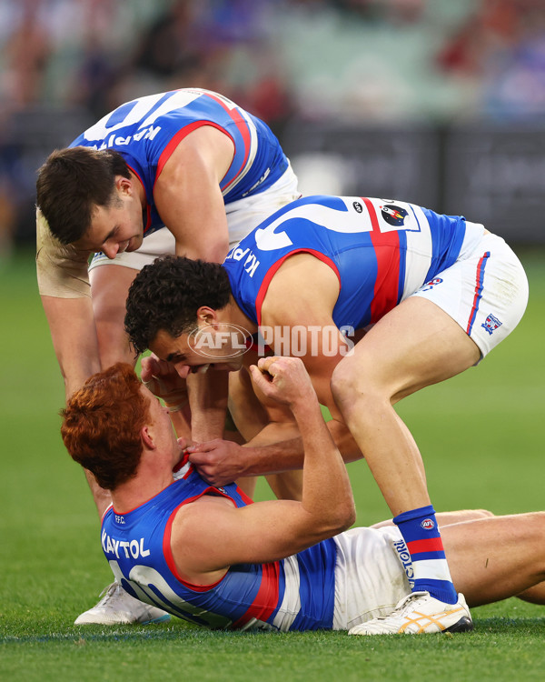 AFL 2025 Round 22 - Melbourne v Western Bulldogs - A-61273416