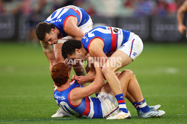AFL 2025 Round 22 - Melbourne v Western Bulldogs - A-61273417