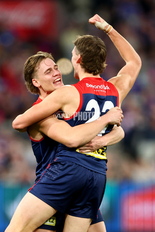 AFL 2025 Round 22 - Melbourne v Western Bulldogs - A-61275403