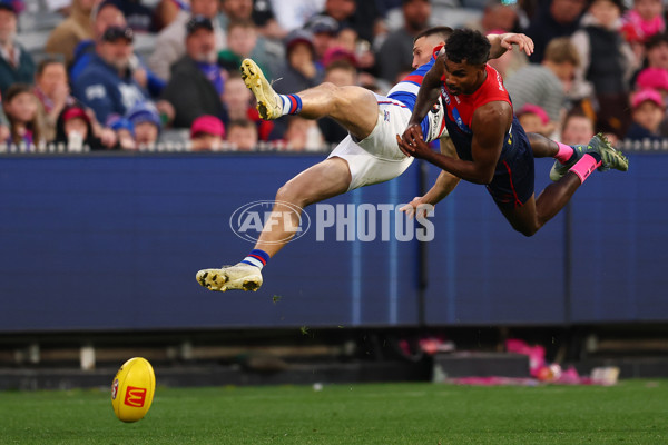 AFL 2025 Round 22 - Melbourne v Western Bulldogs - A-61275433