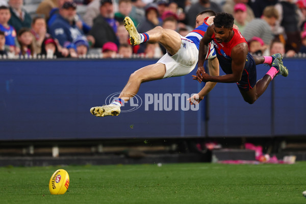 AFL 2025 Round 22 - Melbourne v Western Bulldogs - A-61275434