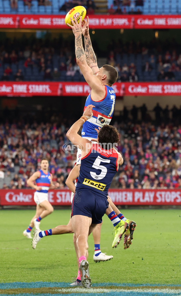 AFL 2025 Round 22 - Melbourne v Western Bulldogs - A-61276094