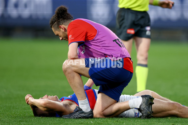 AFL 2025 Round 22 - Melbourne v Western Bulldogs - A-61276106