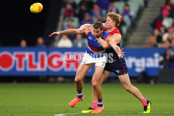 AFL 2025 Round 22 - Melbourne v Western Bulldogs - A-61276139
